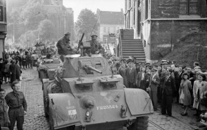 The British Army during the liberation of Ghent