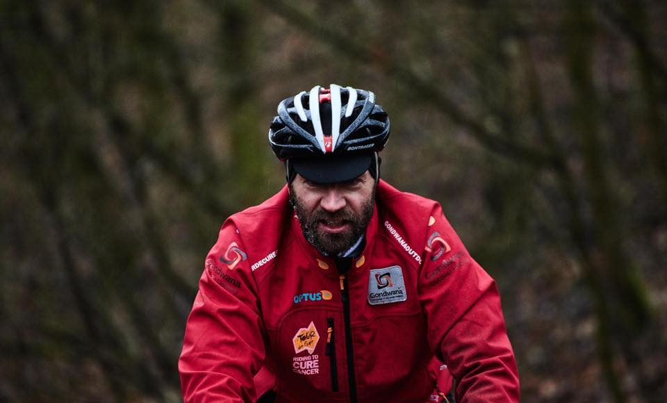 Thumbnail Credit(thebikecomesfirst.com): Voigt started the challenge yesterday and faced freezing temperatures during the attempt
